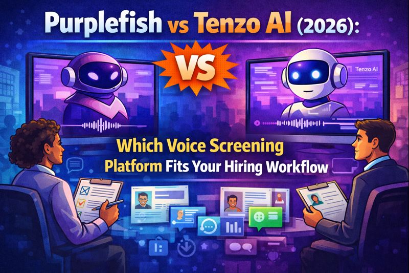 Purplefish vs Tenzo AI (2026): Which Voice Screening Platform Fits Your Hiring Workflow